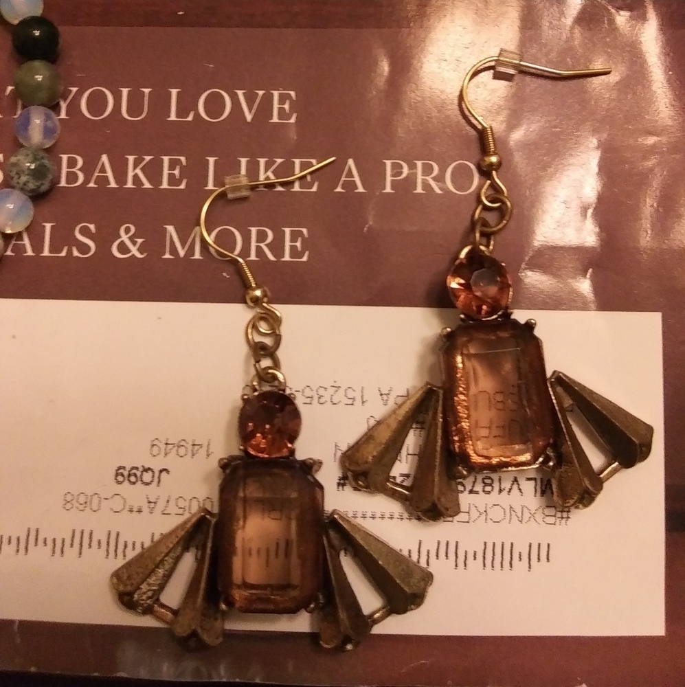 GONE!!!!! One of A Kind Vintage Pierced Earrings